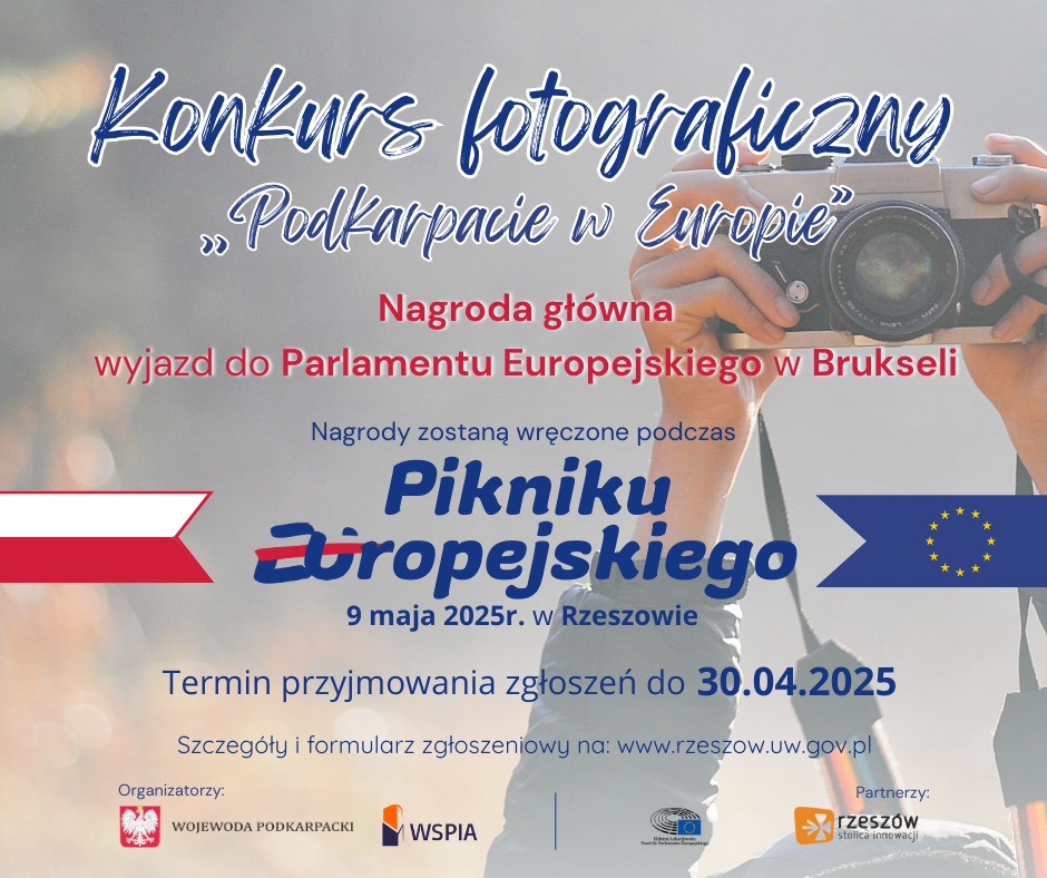 Trwa konkurs fotograficzny "Podkarpacie w Europie". Zrób zdjęcie i poleć do Brukseli!
