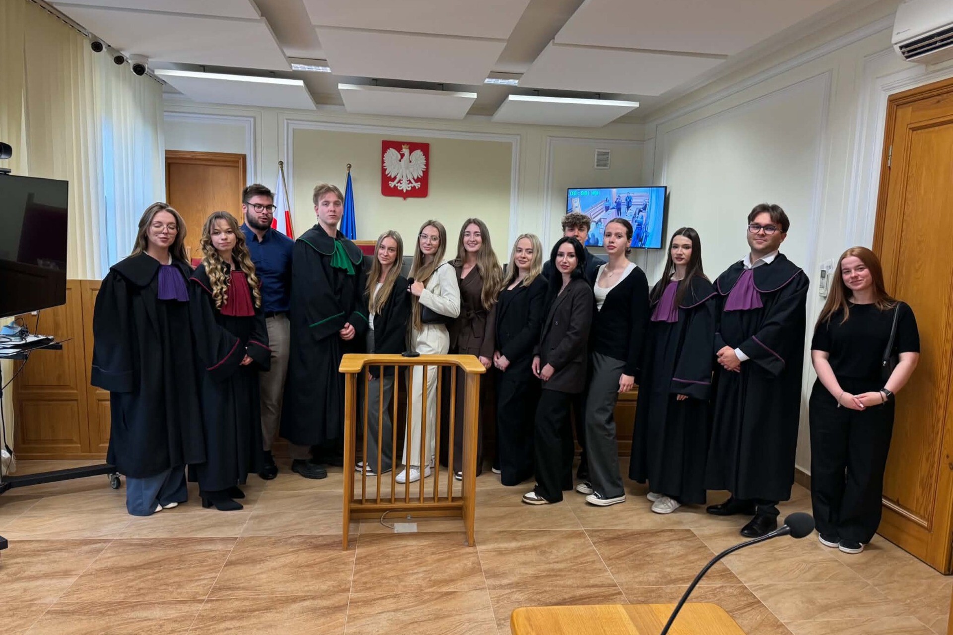 Studenci WSPiA na "Nocy otwartych sądów". Praktyczny wymiar edukacji prawniczej