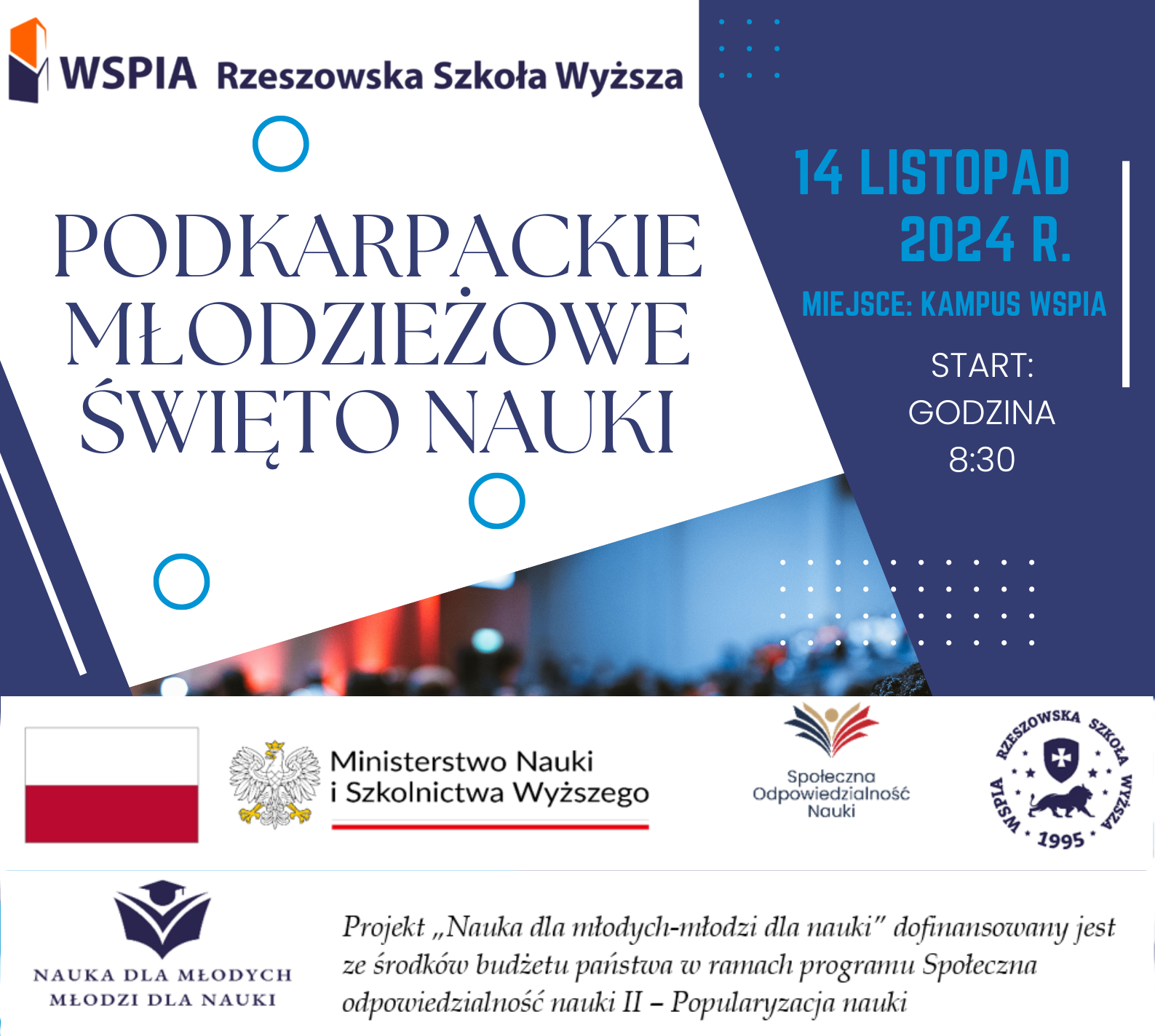 Podkarpackie Młodzieżowe Święto Nauki w WSPiA 